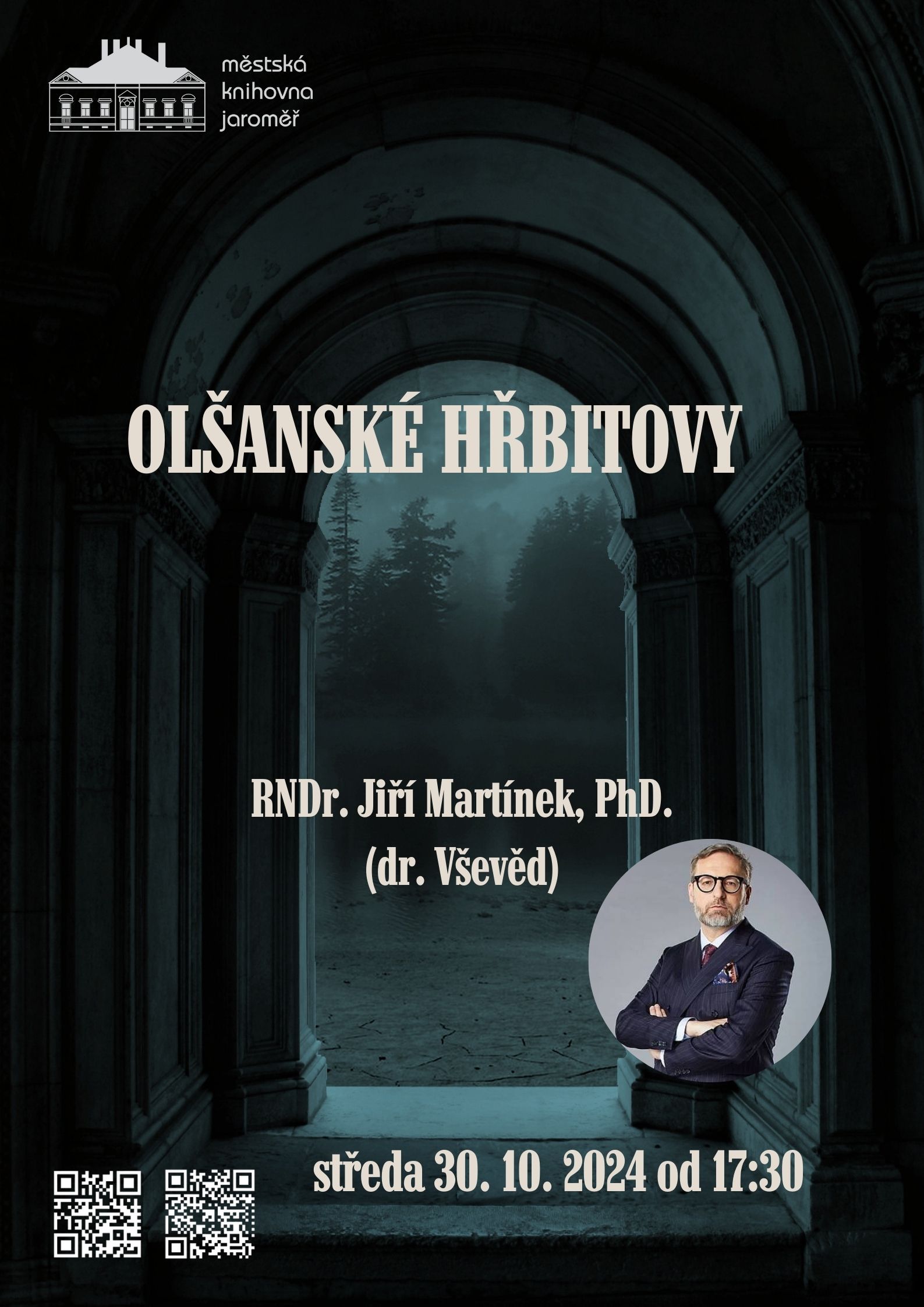 RNDr. Jiří Martínek PhD. (Dr. Vševěd) – Olšanské hřbitovy